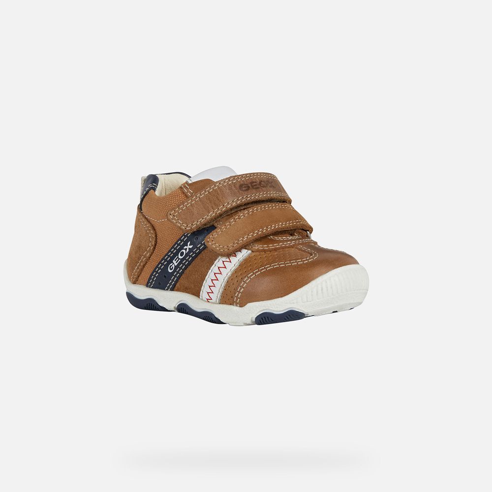 Geox Sneakers Brown New Balu Boy - Geox Baby Shoes - AZCBYT027